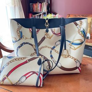 Lauren Ralph Lauren Faux-Leather Reversible Tote